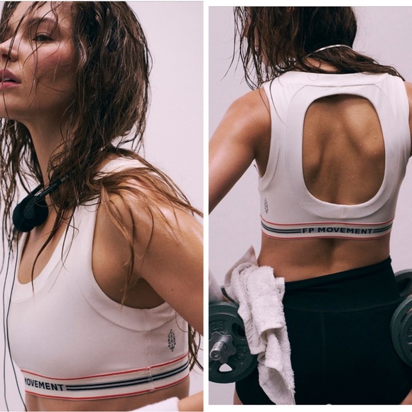 FP Movement by Free People Tops - Free People Movement Never Better Ringer Logo Sports. Color white Size L